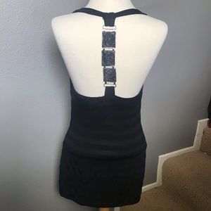 Sexy Guess t back bling top/dress. Beaded back